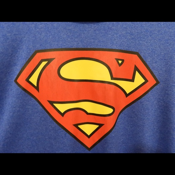 Super man blue T-shirt (Size: XXL ) - Picture 4 of 4
